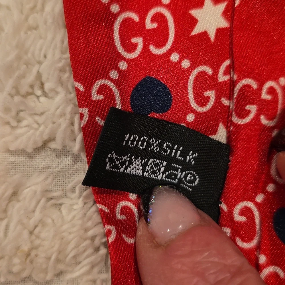 GG Logo Bag Or Hair Scarf - Picture 4 of 4